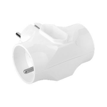slomart ELGOTECH R-201 - Razgałęziacz sieciowy x 3 (2 okrogli + 1 ploščati)