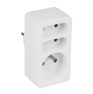 shumee Omrežni razdelilnik Rebel s 3 vtičnicami