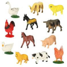 Aga Komplet figuric kmečkih živali 12 kosov