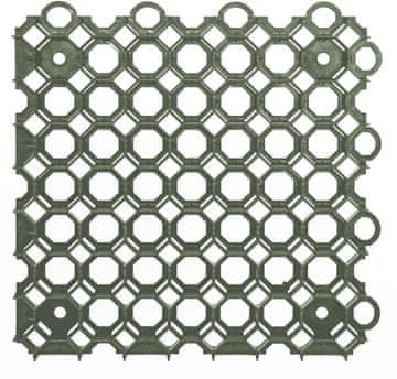 PATROL Ploščice za trato 50x50x4cm, zelena plastika