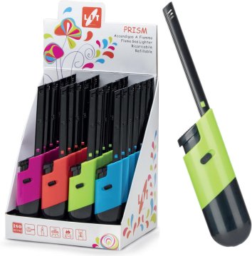 STREFA Vžigalnik PRISM 19 cm plamen, otroška varnost, mešanica barv