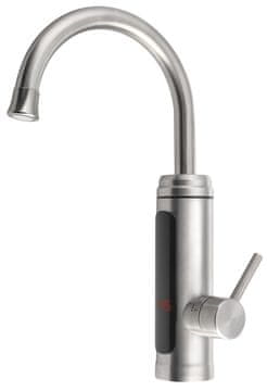 AQUALINE Električna kuhinjska pipa z vodo grelcem, 230V, 3kW, nerez jeklo