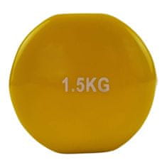 Tunturi Vadbene uteži 2x1,5 kg rumene uteži 1,5 kg