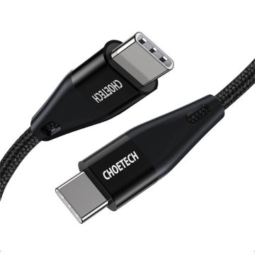 Choetech choetech xcc-1003 kabel usb-c do usb-c, pd 60w 1,2 m (črn)