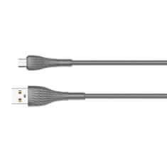 LDNIO kabel usb - micro usb ldnio ls671 1m, 30w (siv)