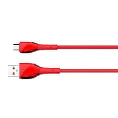 LDNIO kabel usb - micro usb ldnio ls661 1m, 30w (rdeč)