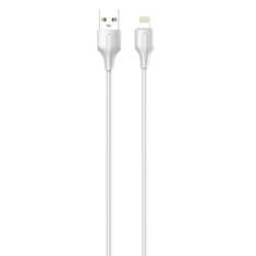 LDNIO Kabel USB Lightning ldnio ls543, 2.1a, 3 m (bela)