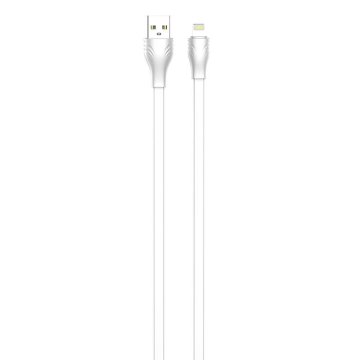 LDNIO Kabel USB Lightning ldnio ls552, 2.1a, 2m (bela)