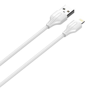 LDNIO kabel USB Lightning ldnio ls541, 2.1a, 1m (bel)