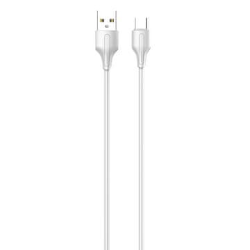 LDNIO kabel usb do usb-c usb ldnio ls543, 2.1a, 3 m (bela)