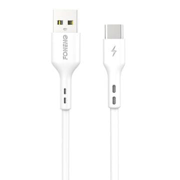 Foneng kabel usb za usb-c foneng x36, 2,4a, 2m (bela)