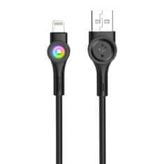 Foneng kabel USB do lightning foneng x59 led, 3a, 1m (czarny)