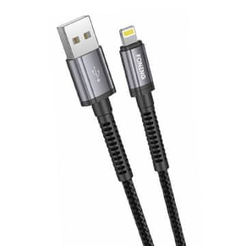 Foneng kabel usb do lightning foneng x83, 2.1a, 1m (czarny)