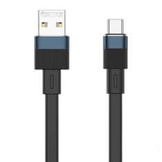 REMAX kabel USB-c remax flushing, 2.4a, 1m (czarny)