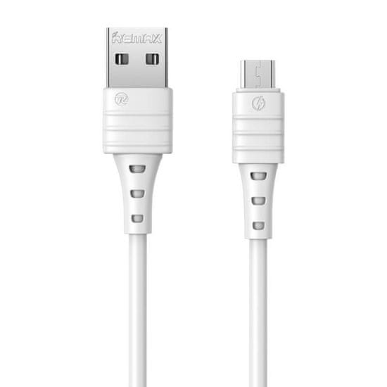 REMAX USB mikro kabel remax zeron, 1m, 2,4a (bela)