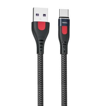 REMAX kabel usb-c remax lesu pro, 1m, 5a (črn)
