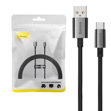 BASEUS kabel USB do USB-c baseus superior 100w 1,5m (črn) - odprodaja