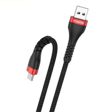 Foneng kabel usb do usb c foneng x82 3a, 1m (črn)