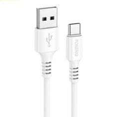 Foneng kabel iz USB v USB C foneng x85 3a za hitro polnjenje, 1m (bel)