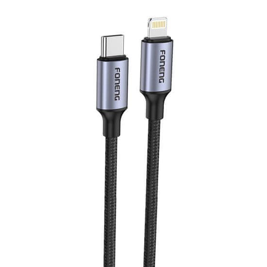 Foneng kabel usb-c do lightning foneng x95 pd20w 1.2m (šary)