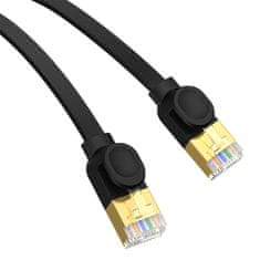 BASEUS Kabel omrežni baseus visoke hitrosti, ethernet rj45, gigabit, cat.7, 1m (czarny)