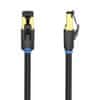 Omrežni kabel CAT8 SFTP Vention IKABD RJ45 Ethernet 40Gbps 0,5 m črn