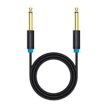 Vention Zvočni kabel TS 6,35 mm BAABH 2 m (črn)
