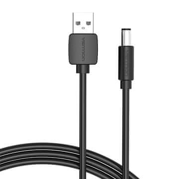 Vention napajalni kabel usb do dc 5,5 mm 1,5 m vention ceybg črn