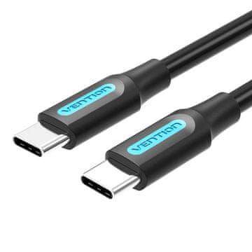 Vention kabel usb-c 2.0 vention cosbd 0,5 m črn pvc
