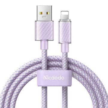 Mcdodo kabel usb-a do lightning mcdodo ca-3645, 2m (fioletowy)