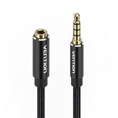 Vention Avdio kabel TRRS 3,5 mm moški na 3,5 mm ženski BHCBI 3 m črn