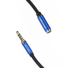 Vention Avdio kabel TRRS 3,5 mm moški na 3,5 mm ženski BHCLF 1 m modri