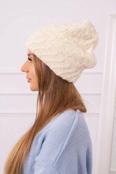 Kesi Ženska kapa Dagmara ekru