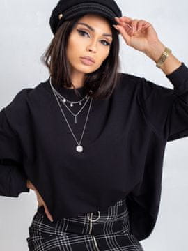 BASIC FEEL GOOD Ženska majica s kapuco brez kapuce Condwinna črna