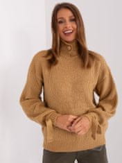 Badu Klasičen ženski pulover Gwenna kamelja Universal