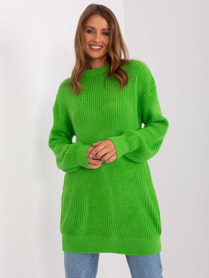 Badu Klasičen ženski pulover Eilon svetlo zelena
