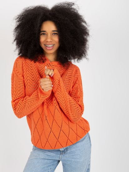 Badu Klasičen ženski pulover Shadwen oranžna