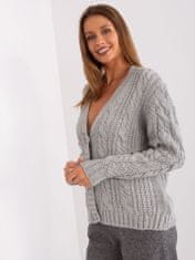 Badu Klasičen ženski pulover Phiphitmontri siva Universal