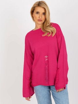 Badu Ženski dolgi pulover Guinor fuksija