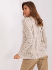 Badu Klasičen ženski pulover Belangaine svetlo bež Universal