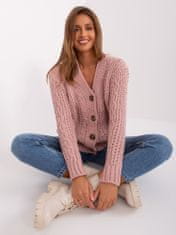 Badu Klasičen ženski pulover Belangaine svetlo roza Universal