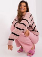 Klasičen ženski pulover Ettalla svetlo roza Universal
