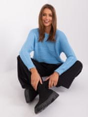 Badu Klasičen ženski pulover Anuka svetlo modra Universal