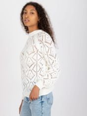 RUE PARIS Klasičen ženski pulover Ganiedamor bela Universal