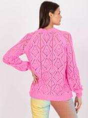 RUE PARIS Klasičen ženski pulover Ganiedamor roza Universal