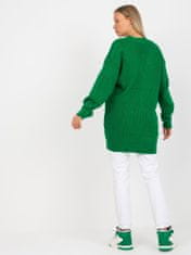RUE PARIS Klasičen ženski pulover Belamue zelena Universal