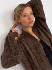 RUE PARIS Klasičen ženski pulover Gwendorine rjava Universal