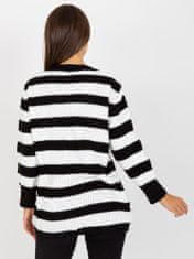 RUE PARIS Klasičen ženski pulover Guinedwen belo in črno Universal