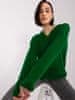 Klasičen ženski pulover Clandole temno zelena Universal