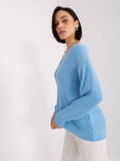Badu Klasičen ženski pulover Malungani modro nebo Universal